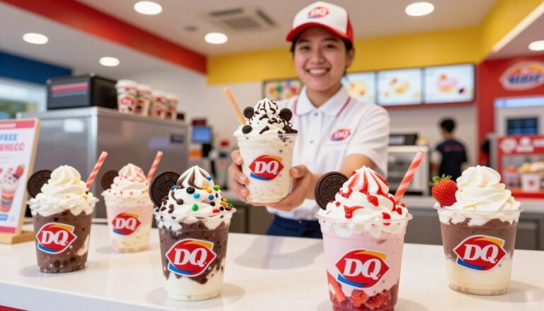 dairy queen free blizzards menu