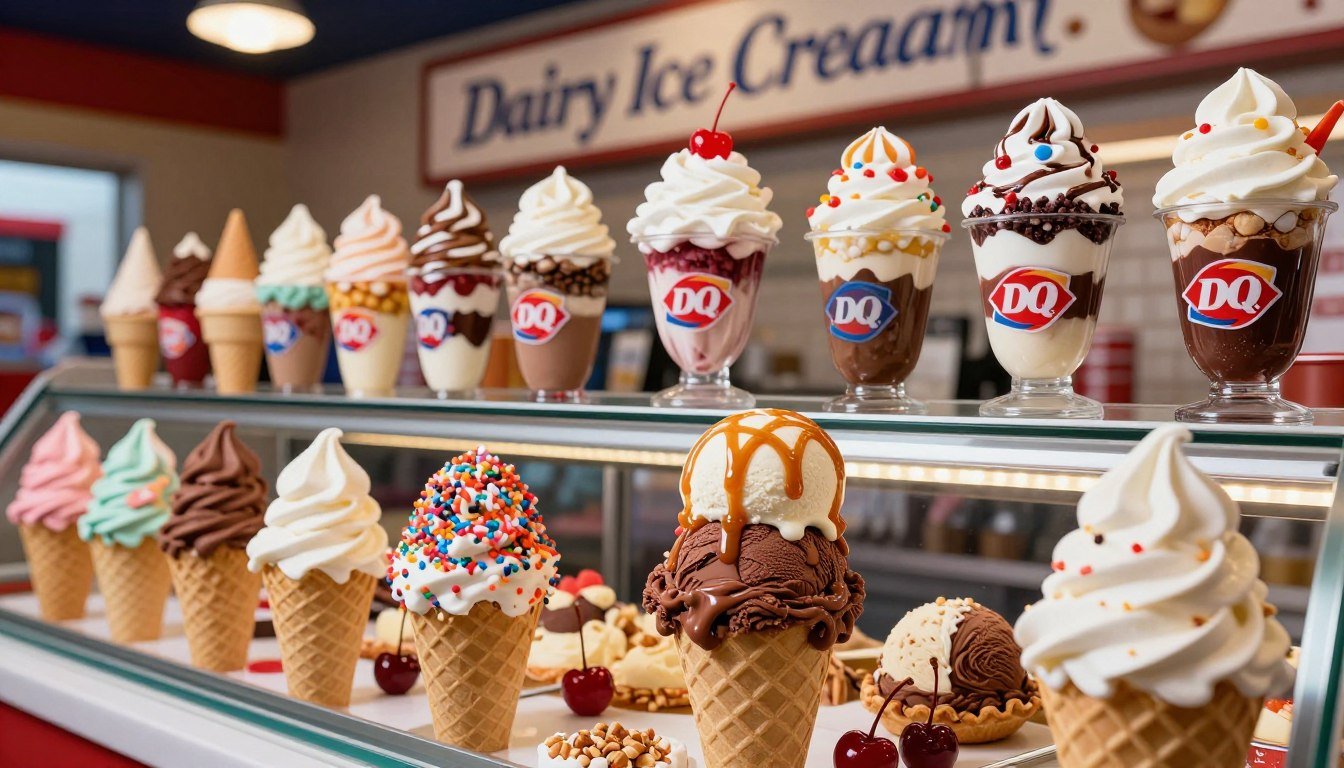 dairy queen ice cream menu